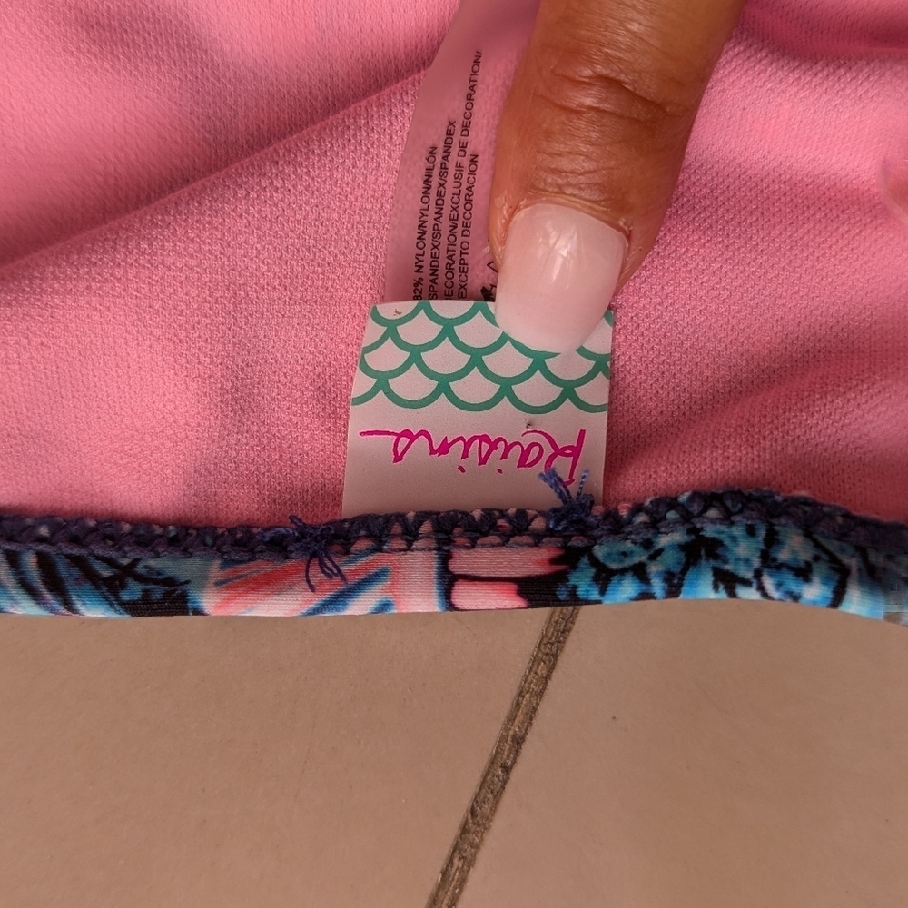 Raisins Triple Side Strappy Bikini Bottoms Junior XLMulti Elastic Waist Pull On - Picture 7 of 12